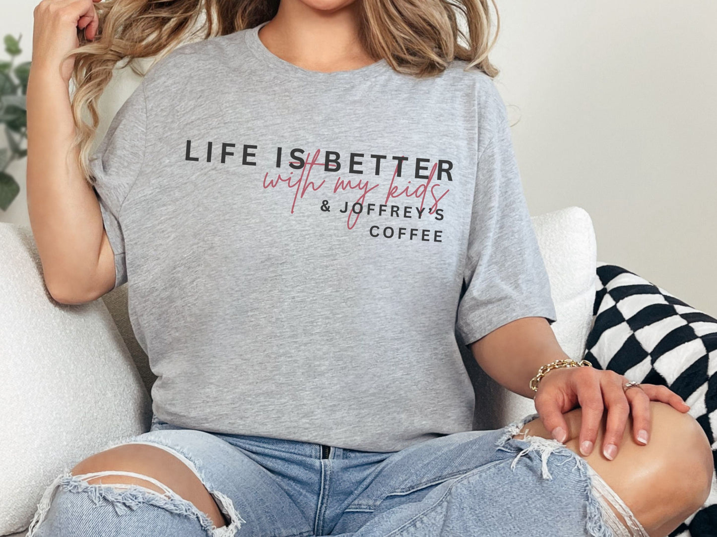 Disney Mom Bella Canvas T-Shirt, Joffrey's Coffee Shirt