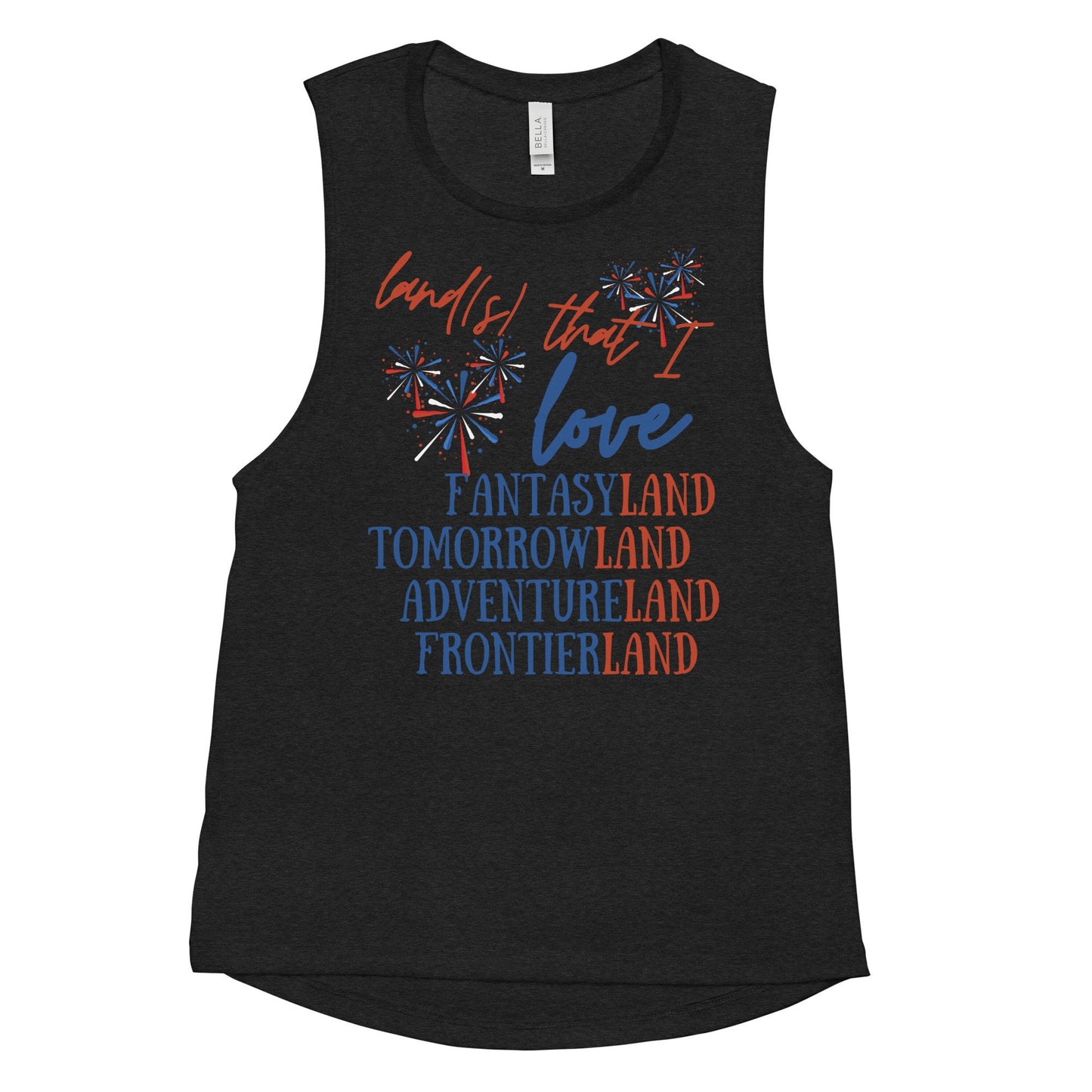 Lands That I Love Disney Tank Top, Bella Canvas Family Shirt