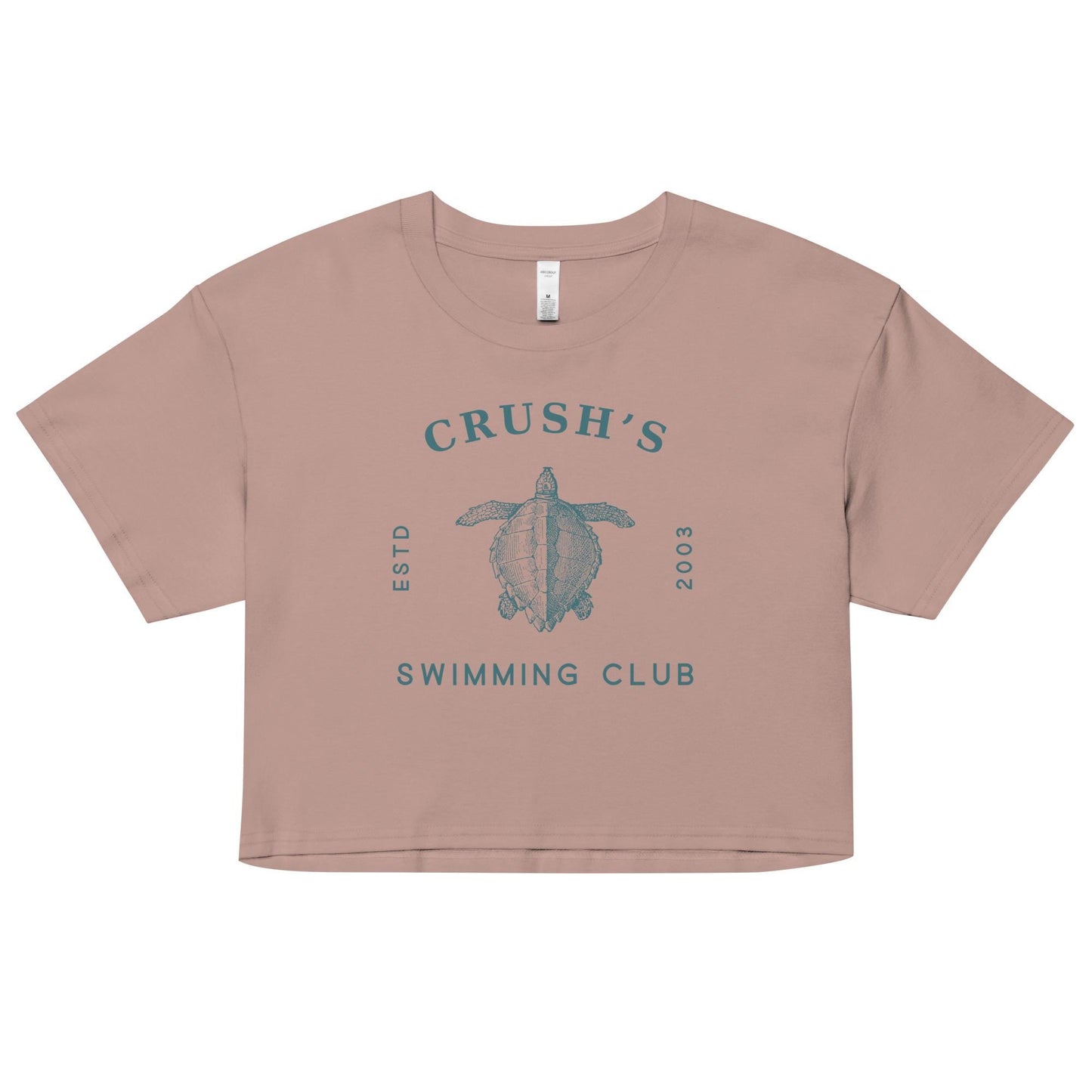 Crush's Swimming Club Crop Top | Disney EPCOT SeaBase Tee