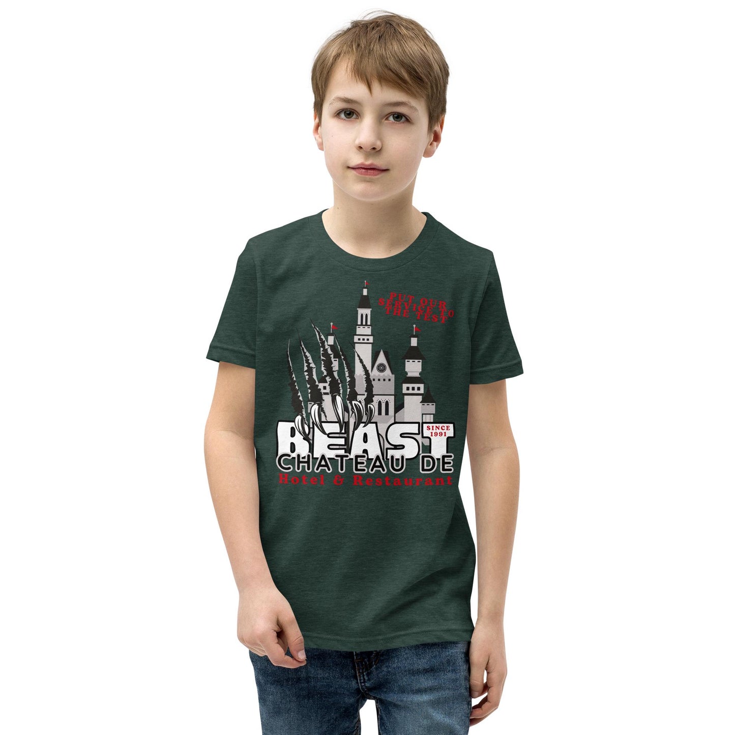 Disney Beauty and The Beast Youth Shirt, Magic Kingdom Family Tee