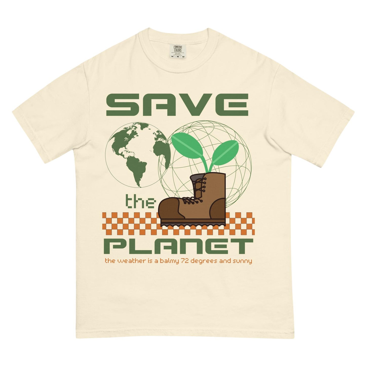 Wall-E Save the Planet Comfort Colors Shirt, Disney Pixar Tee
