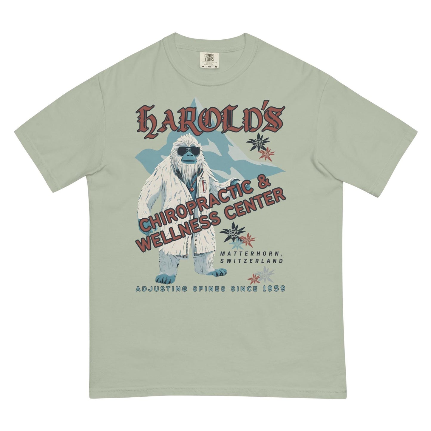Matterhorn Yeti Comfort Colors Shirt: Disneyland Inspired Tee