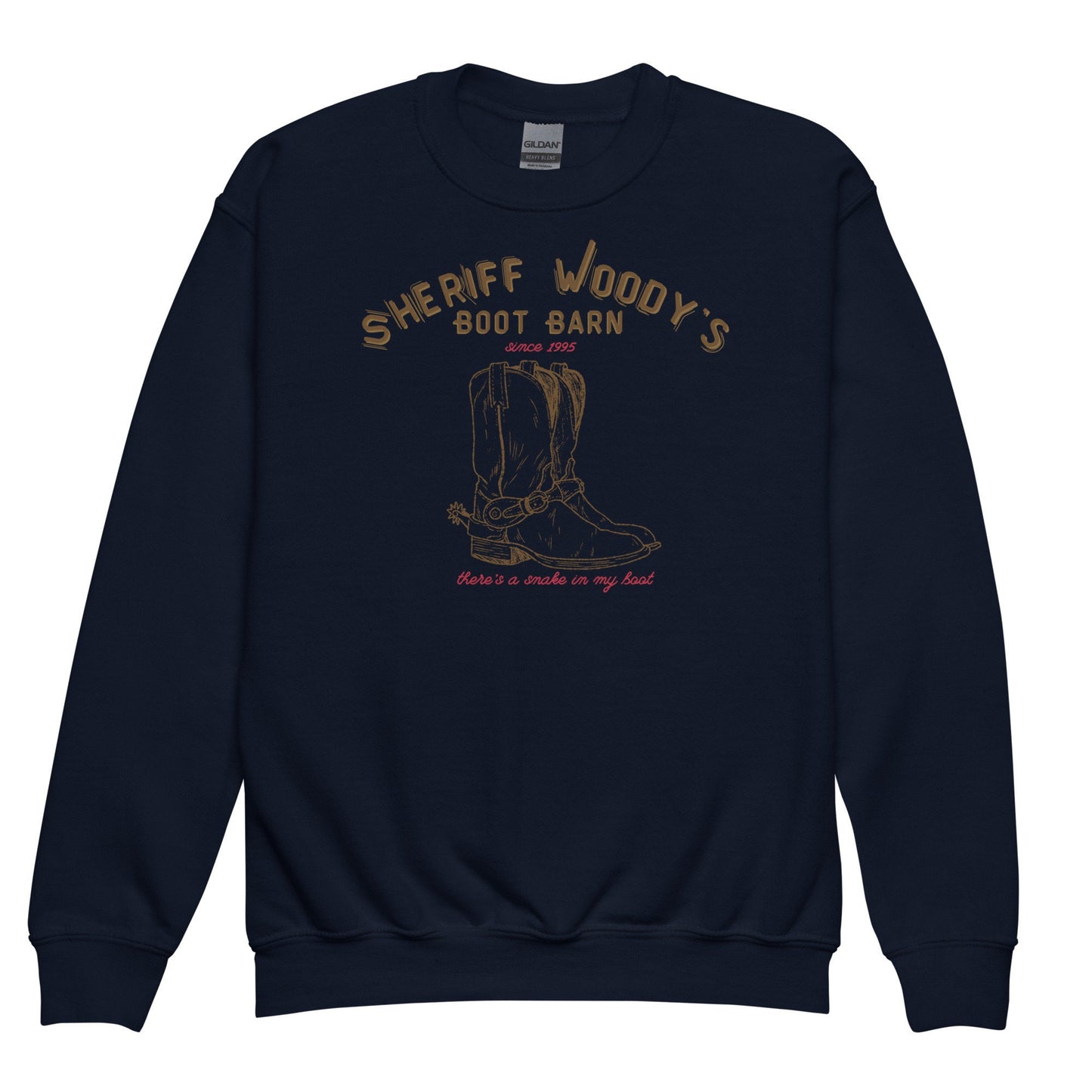 Sheriff Woody's Boot Barn Youth Sweatshirt, Subtle Disney Theme Park Matching Outfit