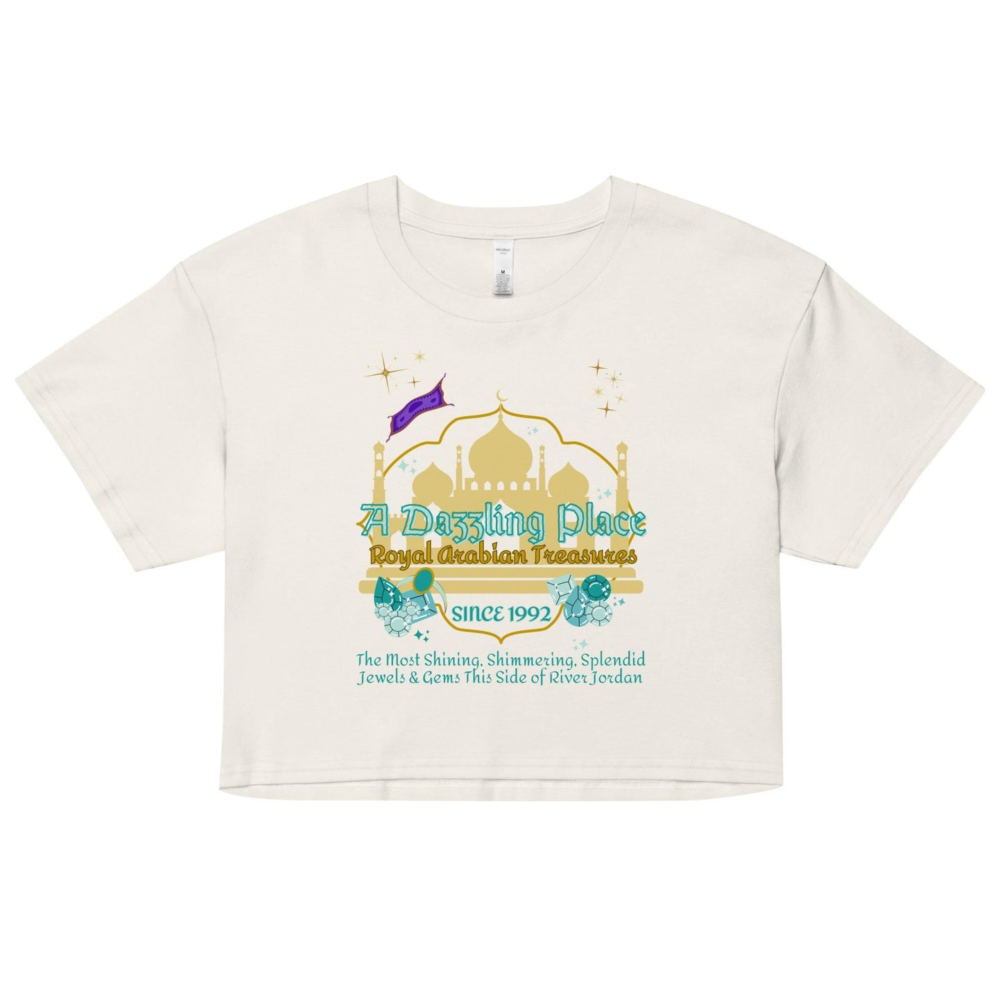 Princess Jasmine Inspired Crop Top: Aladdin, Magic Kingdom Shirt