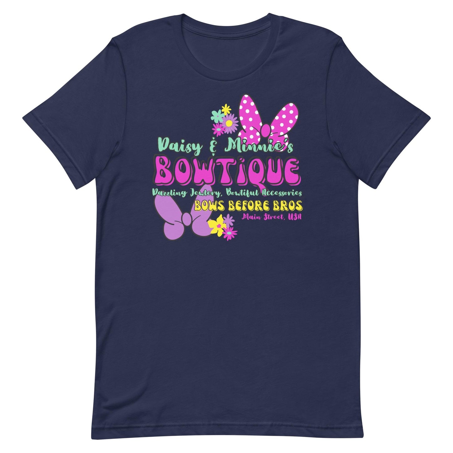 Minnie and Daisy Bowtique Shirt, Disneyland Inspired Girls Tee
