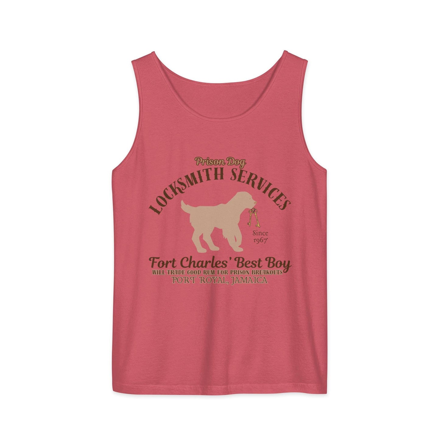 Pirates of the Caribbean Prison Dog Comfort Colors Tank