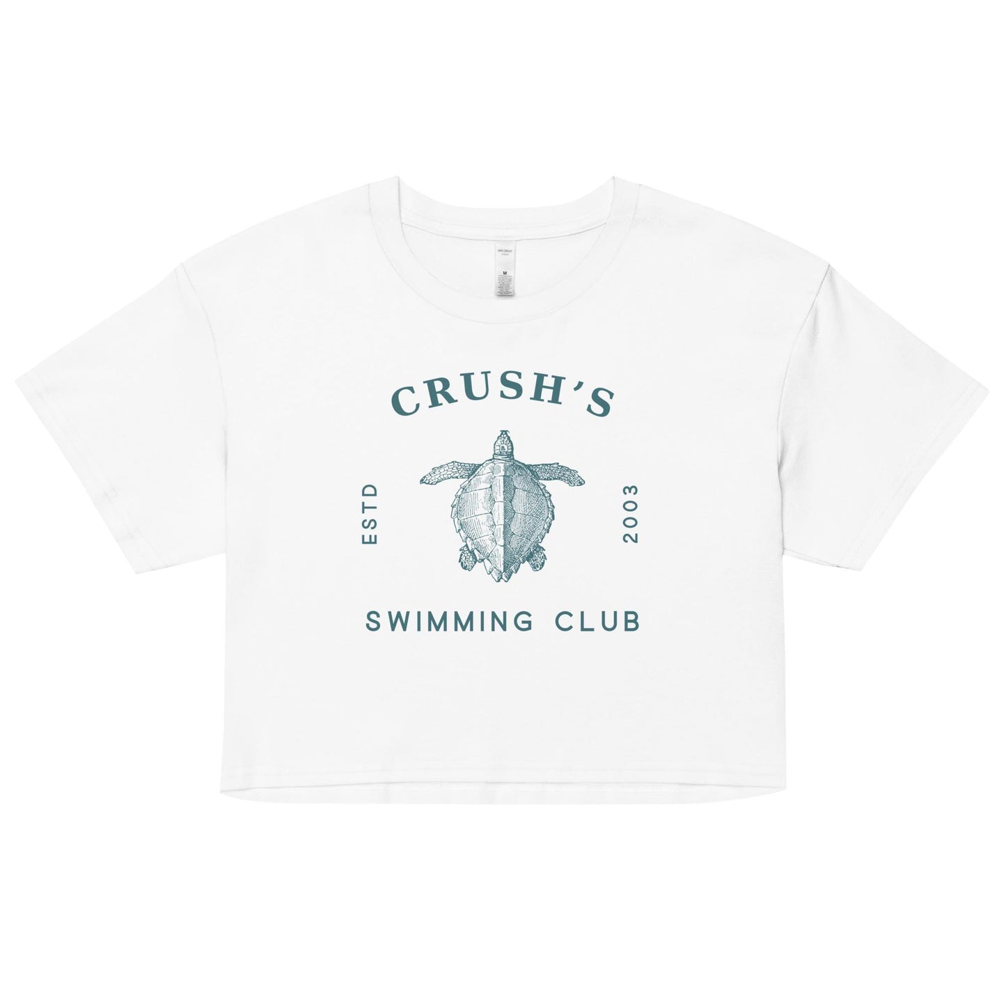 Crush's Swimming Club Crop Top | Disney EPCOT SeaBase Tee