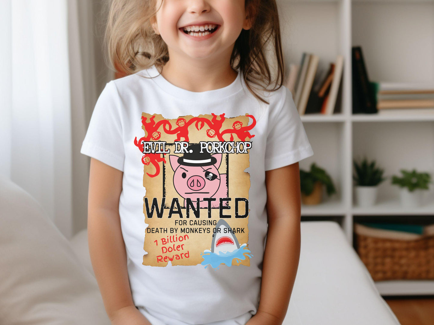 Dr. Evil Porkchop Toddler T-Shirt, Disney Toy Story, Oogie Boogie Bash