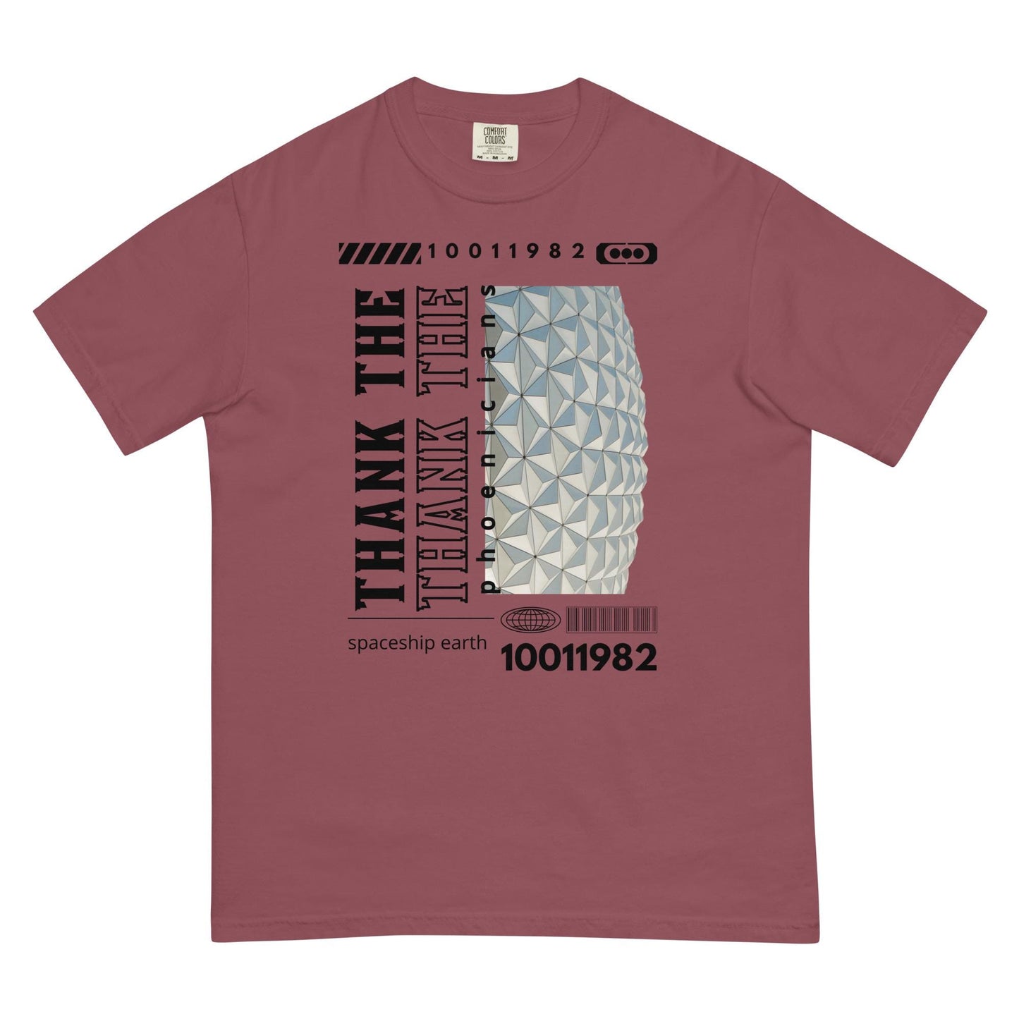 Thank The Phoenicians EPCOT Spaceship Earth T-Shirt