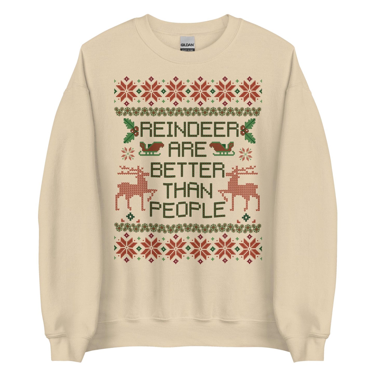 Frozen Christmas Sweatshirt, Reindeer are Better, Disney EPCOT Family Shirt
