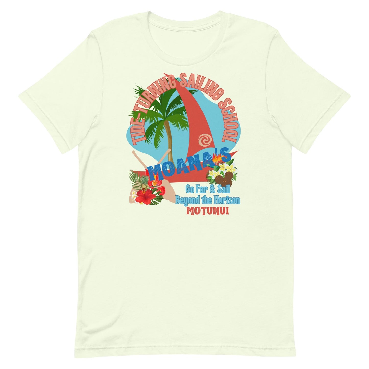 Moana Sailing School Shirt, Polynesian Disney Family Vacation Tee