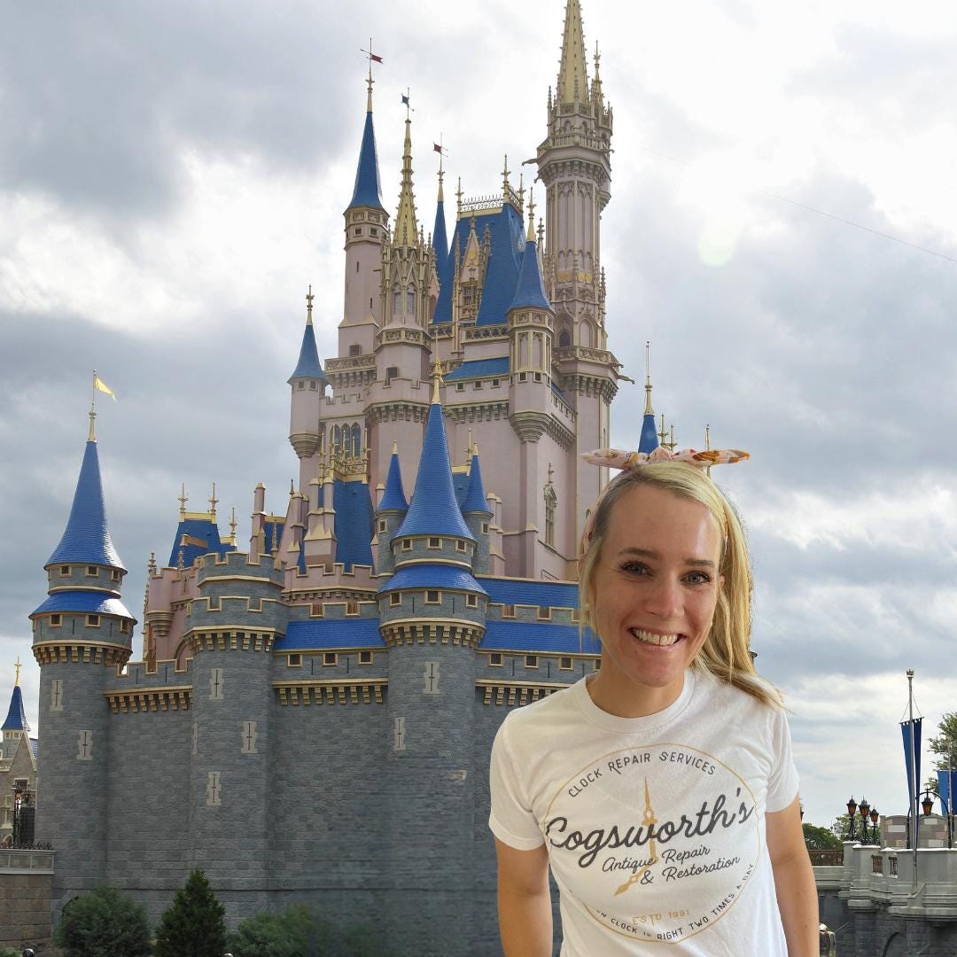 Cogsworth Antique Repair T-Shirt, Beauty and the Beast, Bella Canvas
