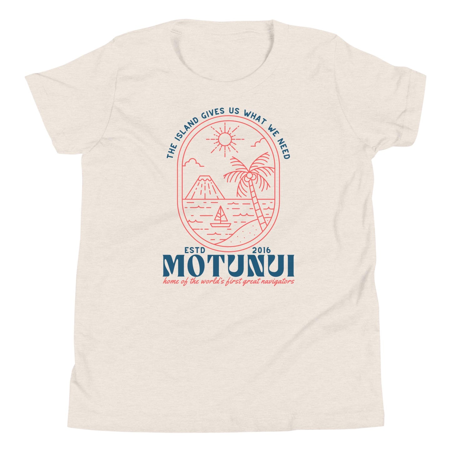 Motunui Island Bella Canvas Youth T-Shirt, Family Disney Trip