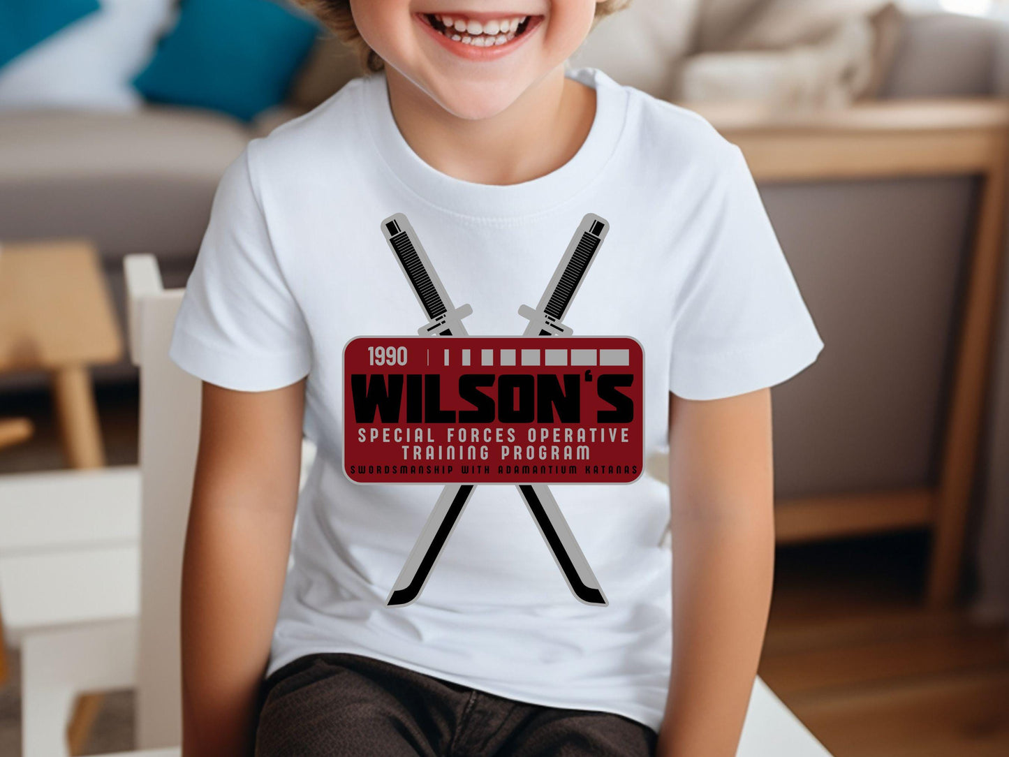Deadpool Inspired Katana Youth Shirt | Marvel Disney Tee