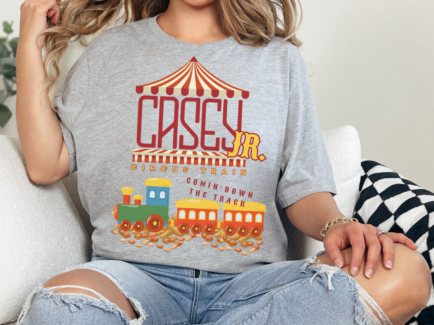 Casey Jr. Circus Train Shirt, Disney Family Tee, Unisex Bella Canvas