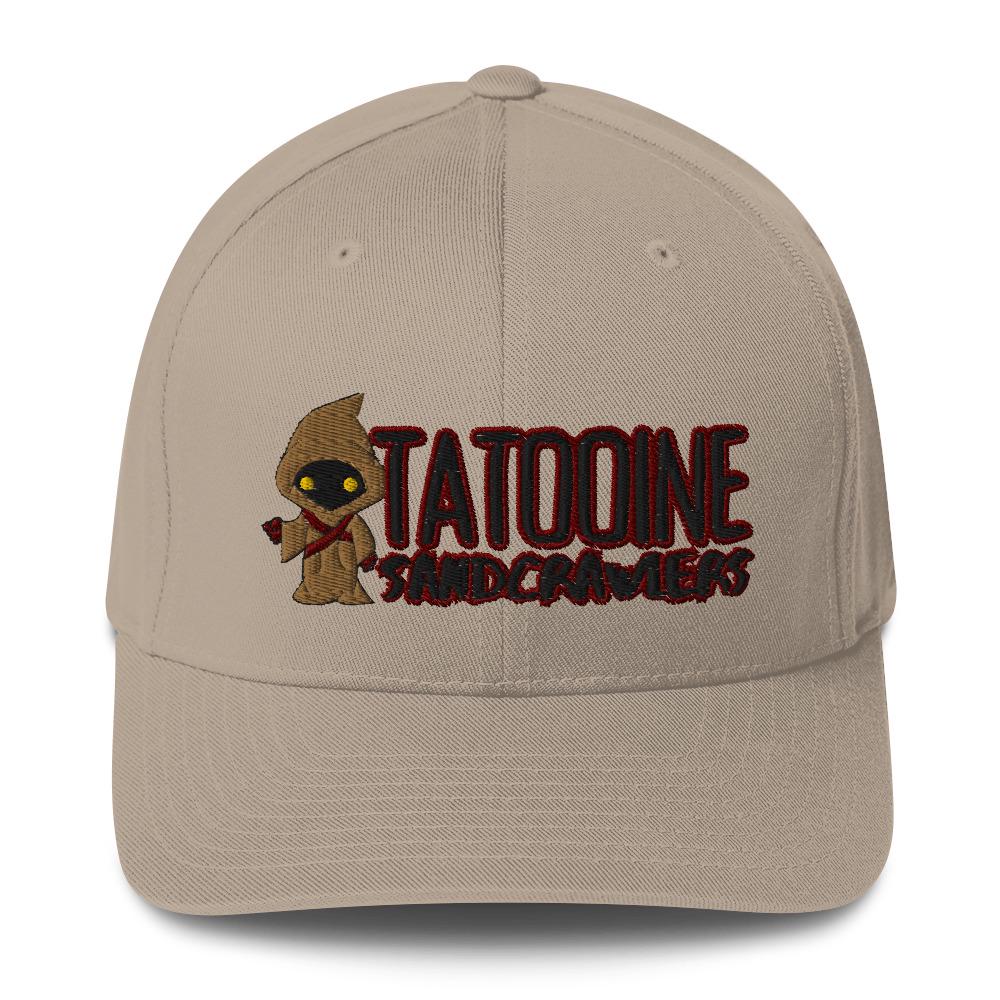 Manly Disney Star Wars Hat, Tatooine Sandcrawlers, Jawas, Structured Twill Cap, Flexfit Hat