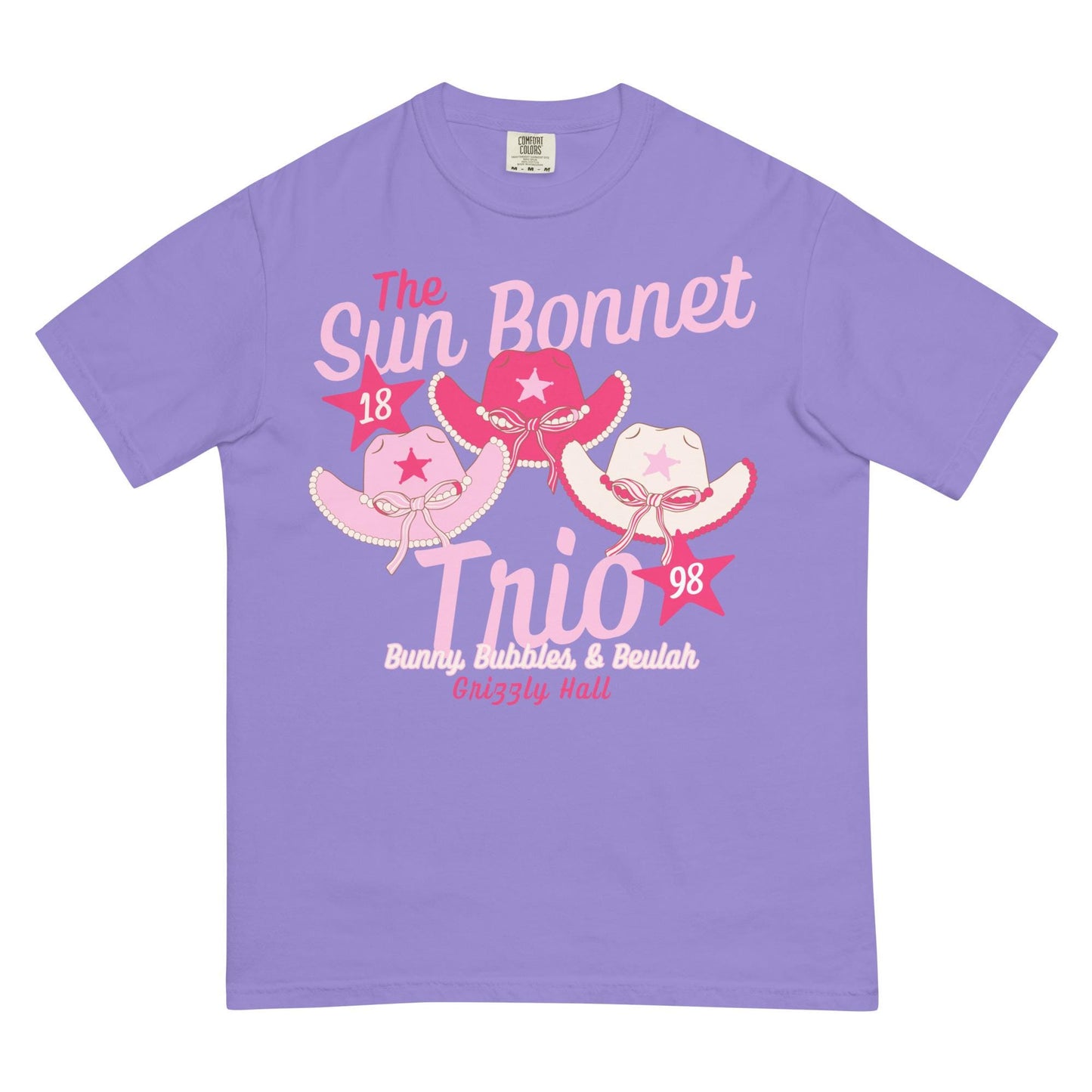 Country Bear Jamboree Shirt, Sun Bonnet Trio, Comfort Colors Disney Tee