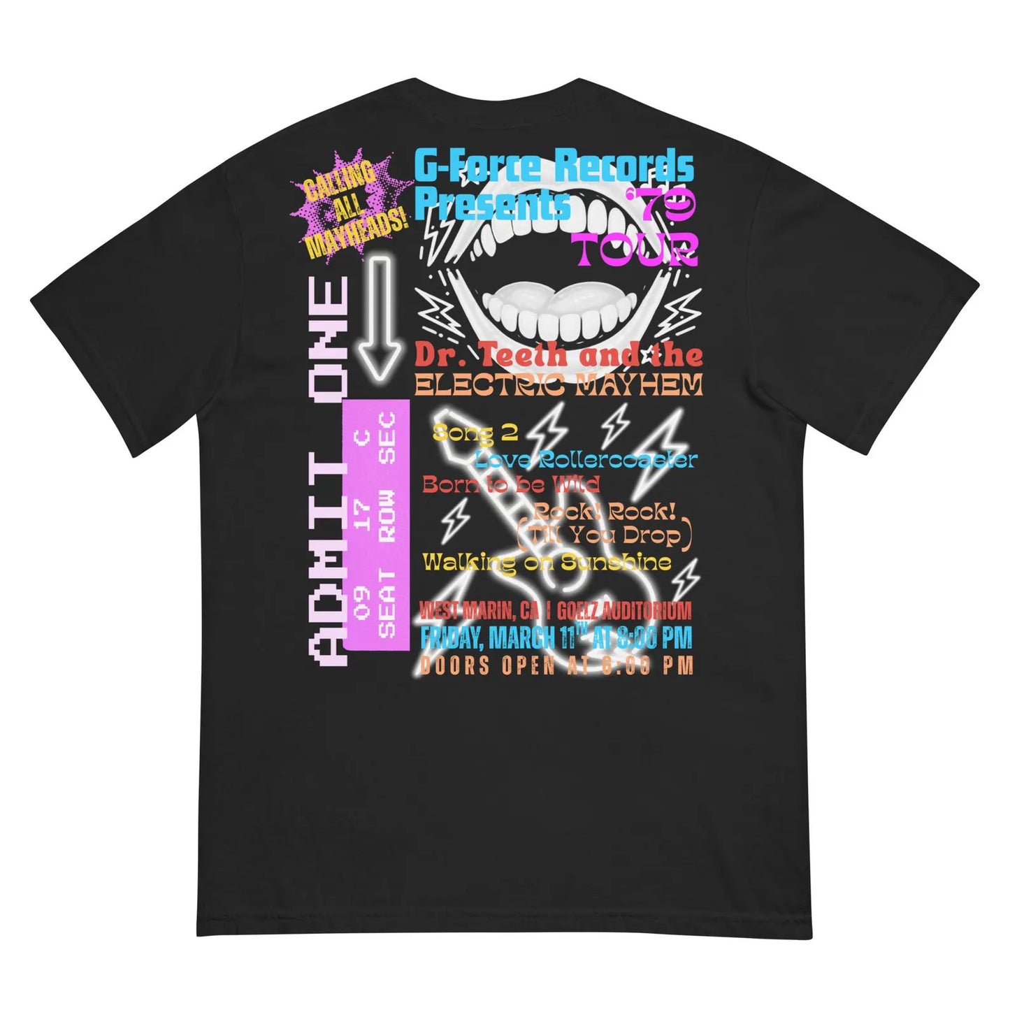 Muppets Rock n Roller Coaster Shirt