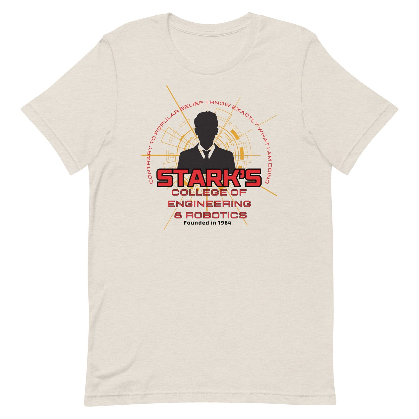 Stark&#39;s College of Engineering, Subtle Disney Bella Canvas Short Sleeve T-Shirt, Disney Dad Shirts, Disney Shirts, Disneyland Shirt