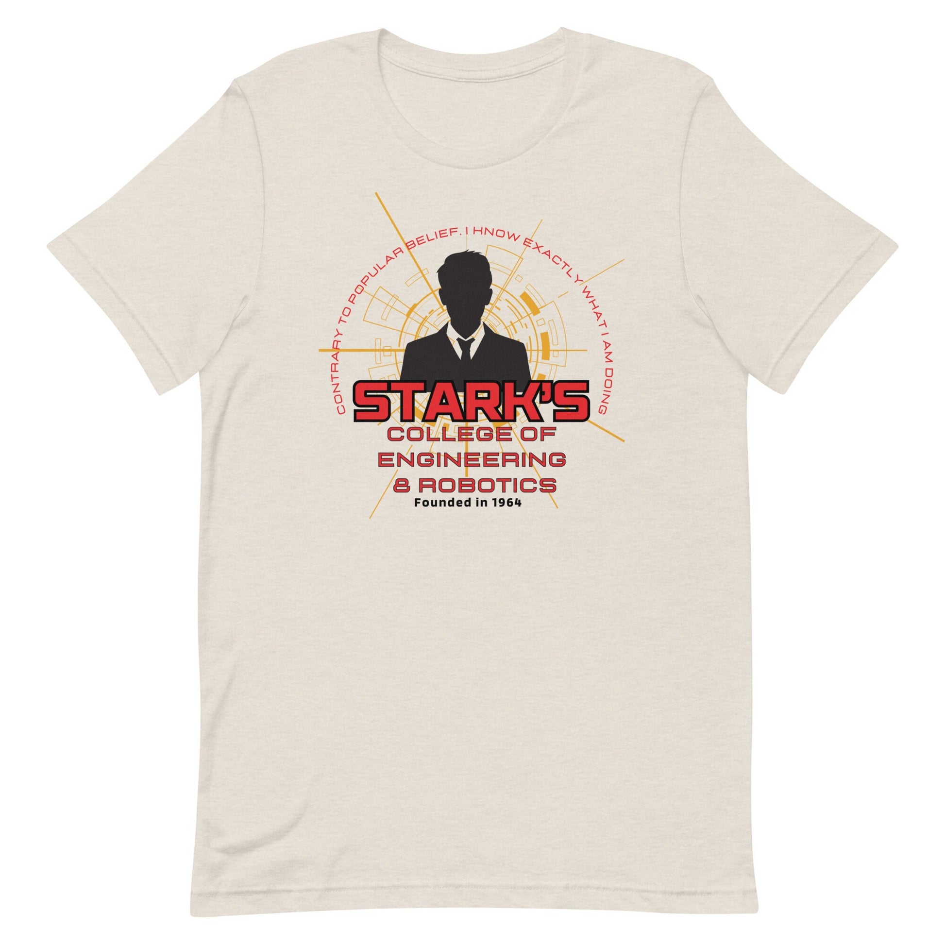 Stark&#39;s College of Engineering, Subtle Disney Bella Canvas Short Sleeve T-Shirt, Disney Dad Shirts, Disney Shirts, Disneyland Shirt