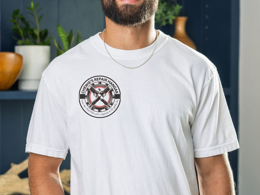 Chewie's Repair Hangar, Moof Milker,  Comfort Colors Garment Dyed  T-Shirt